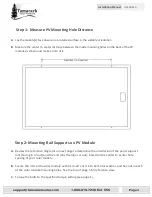 Preview for 4 page of Tamarack Solar UNI-SP/01A Installation Manual