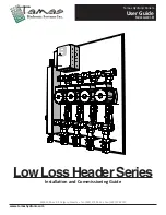 Tamas Low Loss Header Series User Manual preview