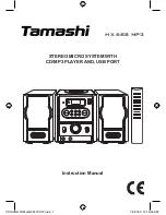 TAMASHI HX 688 MP3 Instruction Manual preview