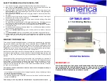 Предварительный просмотр 1 страницы Tamerica OPTIMUS-46HD Operating Manual