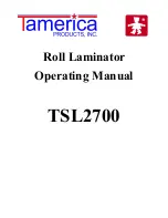 Tamerica TSL2700 Operating Manual preview