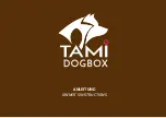 TAMI DOGBOX SEATBOX Owner'S Instructions Manual preview