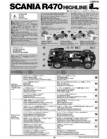 Preview for 29 page of Tamiya 1/14 Scania R470 Highline Instructions Manual