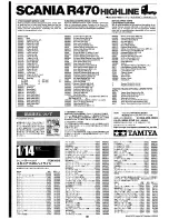 Preview for 36 page of Tamiya 1/14 Scania R470 Highline Instructions Manual