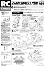 Tamiya 2020 FORD GT MK II Quick Start Manual предпросмотр