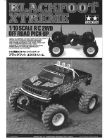 Tamiya Blackfoot Xtreme 58312 Manual preview