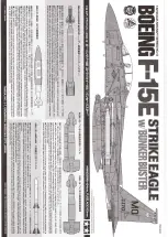 Tamiya BOEING F-15E STRIKE EAGLE W/BUNKER BUSTER Manual preview