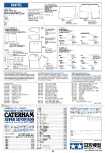 Предварительный просмотр 28 страницы Tamiya CATERHAM Super Seven BDR Manual