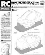 Tamiya DANCING RIDER TRIPLE WHEEL Manual preview