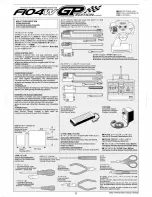 Предварительный просмотр 2 страницы Tamiya F104W GP Edition Assembly Manual