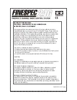 Tamiya FineSpec 2.4G Instruction Manual preview