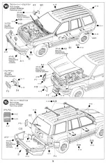 Предварительный просмотр 9 страницы Tamiya Jeep Grand Cherokee Limited V8 Manual