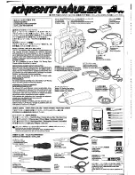 Предварительный просмотр 2 страницы Tamiya Knight Hauler Manual