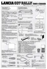 Preview for 2 page of Tamiya LANCIA 037 RALLY Manual