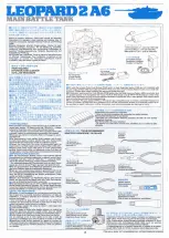 Предварительный просмотр 2 страницы Tamiya LEOPARD 2A6 MAIN BATTLE TANK Manual