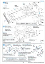 Предварительный просмотр 22 страницы Tamiya LEOPARD 2A6 MAIN BATTLE TANK Manual