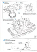 Предварительный просмотр 28 страницы Tamiya LEOPARD 2A6 MAIN BATTLE TANK Manual