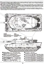 Предварительный просмотр 5 страницы Tamiya Leopard 2A6 Operation Manual