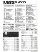 Preview for 20 page of Tamiya M-05 User Manual