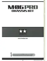 Предварительный просмотр 24 страницы Tamiya M06 PRO Assembly Manual