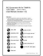 Tamiya T55A User Manual preview