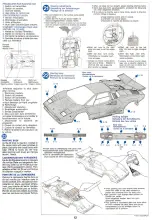 Preview for 12 page of Tamiya Tamtech Lamborghini Countach 5000... Assembly Instructions Manual