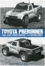 Tamiya Toyota Prerunner Manual preview