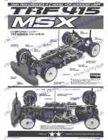 Tamiya TRF 415 MSX Manual preview