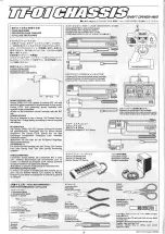 Предварительный просмотр 2 страницы Tamiya TT-01 Chassis User Manual