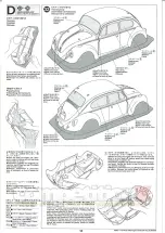 Предварительный просмотр 16 страницы Tamiya Volkswagen Beetle 58383 Assembly Manual