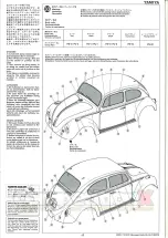 Предварительный просмотр 17 страницы Tamiya Volkswagen Beetle 58383 Assembly Manual