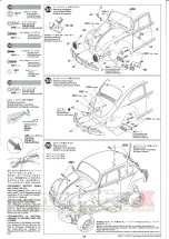 Предварительный просмотр 18 страницы Tamiya Volkswagen Beetle 58383 Assembly Manual