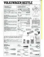 Preview for 2 page of Tamiya Volkswagen Beetle Instruction Manual