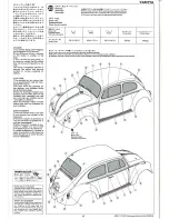 Preview for 17 page of Tamiya Volkswagen Beetle Instruction Manual