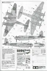 Предварительный просмотр 10 страницы Tamiya War Bird De Havilland Mosquito NF... Manual