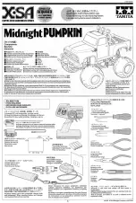 Предварительный просмотр 1 страницы Tamiya X-SA Midnisht PUMPKIN Quick Start Manual