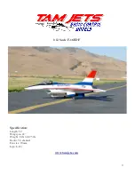 Tamjets F-16 EDF Assembly Instruction Manual preview
