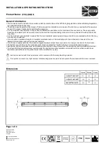 Tamlite CYCLONE X Installation & Operating Instructions предпросмотр