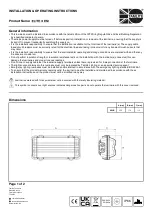 Tamlite ELITE X EM Installation & Operating Instructions preview