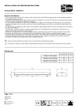 Tamlite ZENITH X Series Installation & Operating Instructions preview