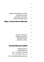 Preview for 23 page of tams elektronik 22-01-048 Manual
