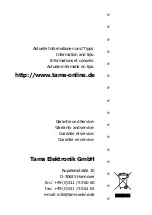 Preview for 31 page of tams elektronik 22-01-081 Manual