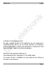 Preview for 3 page of tams elektronik 40-19507 Manual