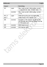 Preview for 29 page of tams elektronik 40-19507 Manual