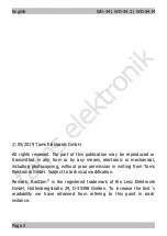 Preview for 2 page of tams elektronik 43-02345 Manual