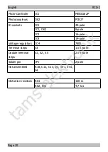 Preview for 20 page of tams elektronik 45-01025 Manual