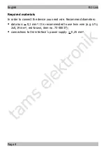 Preview for 4 page of tams elektronik 45-02257 Manual