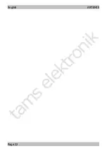 Preview for 22 page of tams elektronik 46-00117 Manual