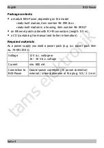 Preview for 4 page of tams elektronik 46-09016 Manual