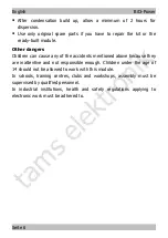 Preview for 6 page of tams elektronik 46-09016 Manual